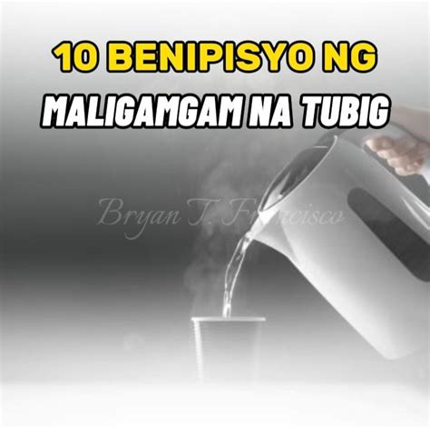 Maligamgam na tubig, mabuti sa katawan .